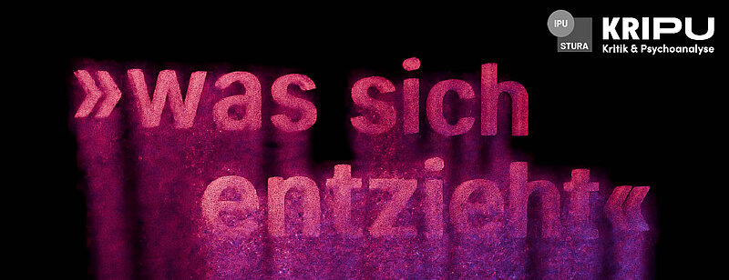 »was sich entzieht«