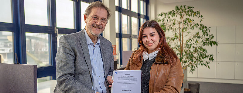 DAAD-Preis 2023 für IPU-Studierende Maya Shamsi Basha